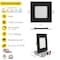 Nuwatt 6" Square Ultra Thin Black Trim LED Recessed Lighting 5CCT 2700K/3000K/3500K/4000K/5000K 6 PK NW-P-SQDL-6-15W-5CT-BLK-6P - alternate 2